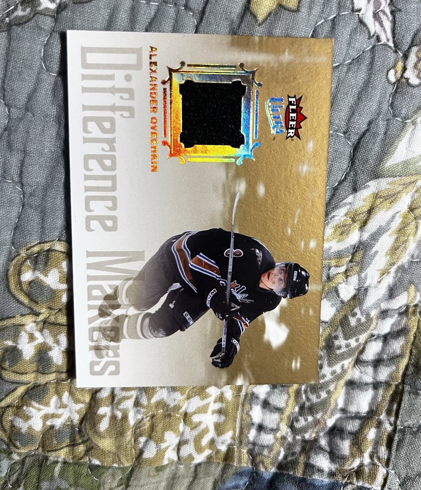 2005-06 Fleer Ultra Alexander Ovechkin Difference Makers#DMJ-AO Jersey Rookie💎