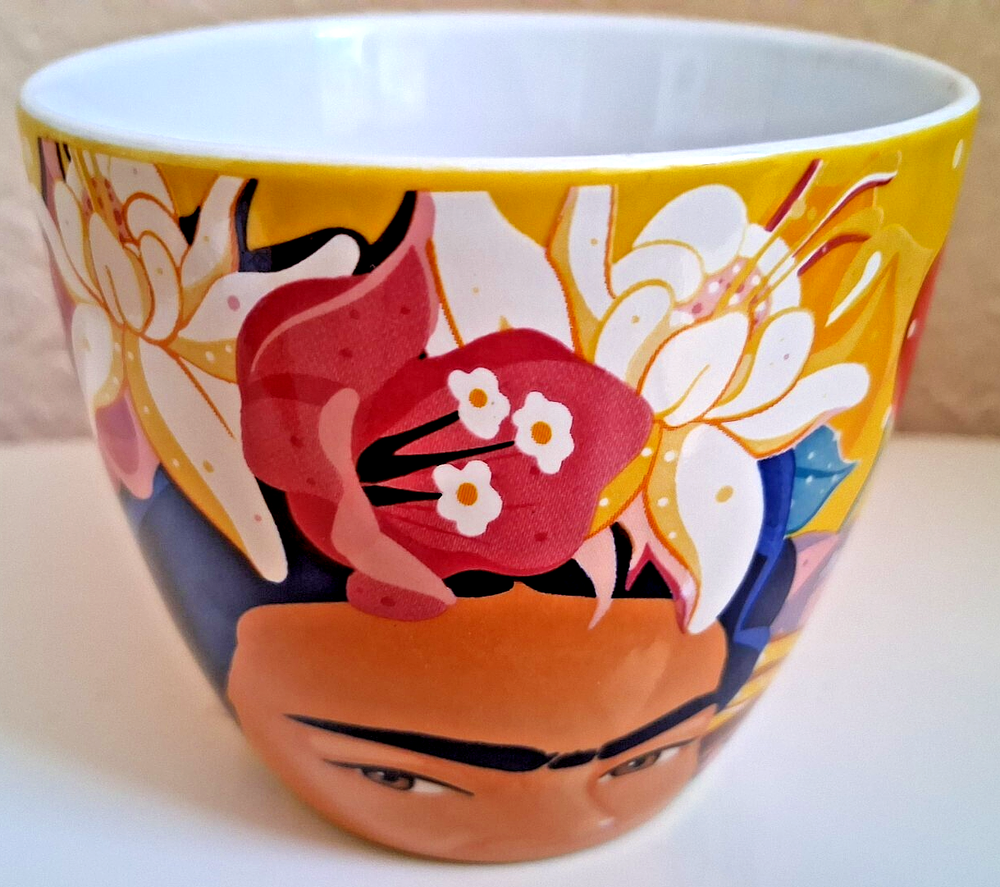 FRIDA KAHLO MEXICAN  COLORFUL NESTLE ABUELITA CHOCOLATE  8 oz  COFFEE MUG