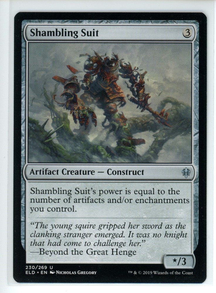 Shambling Suit Throne of Eldraine #230 ELD NM MTG Card