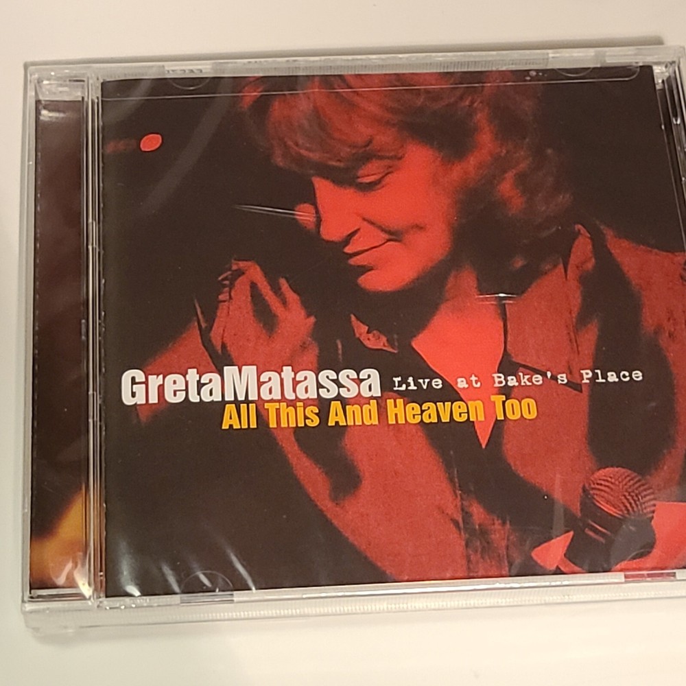 All this and Heaven Too: Live at Bake's Place by Matassa Greta Audio CD Sealed