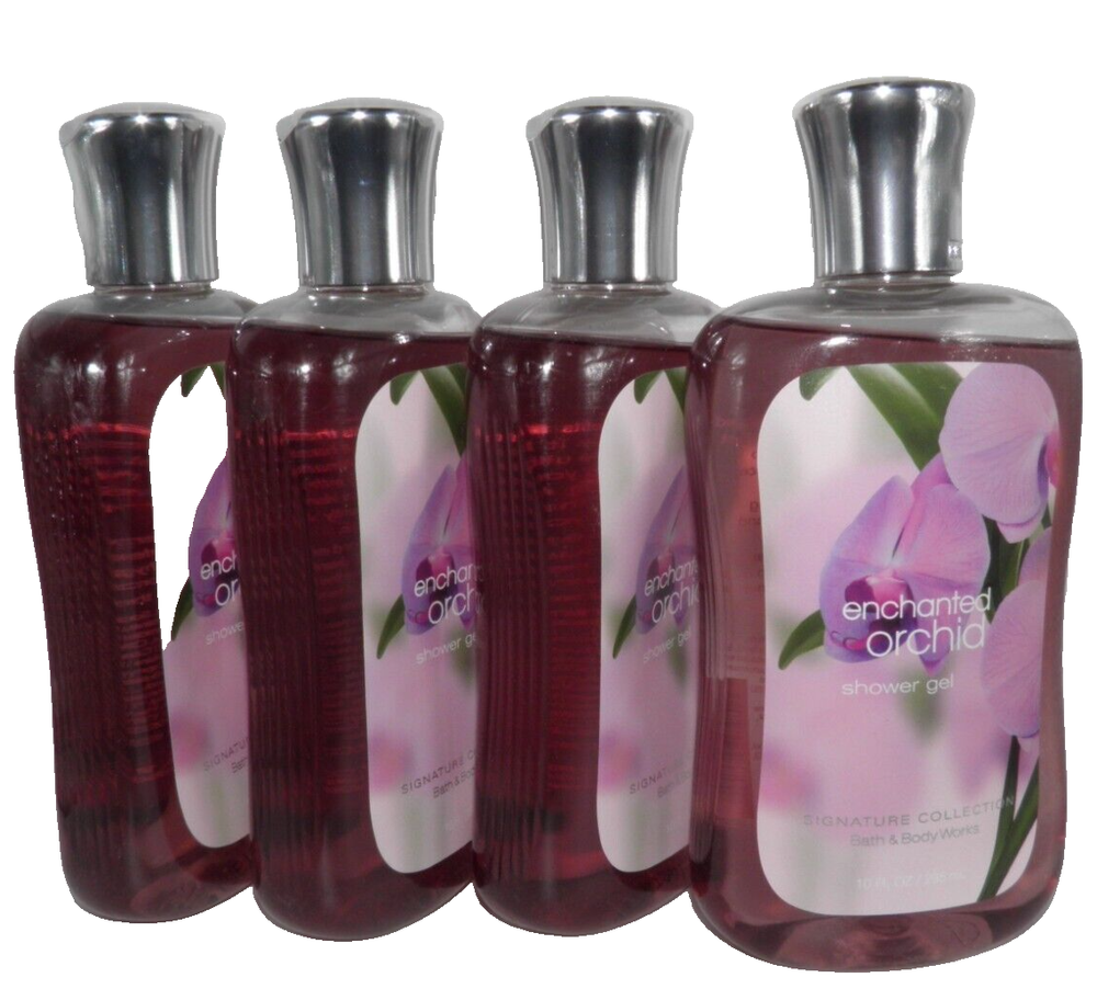 4 Bath & Body Works ENCHANTED ORCHID Shower Gel Body Wash