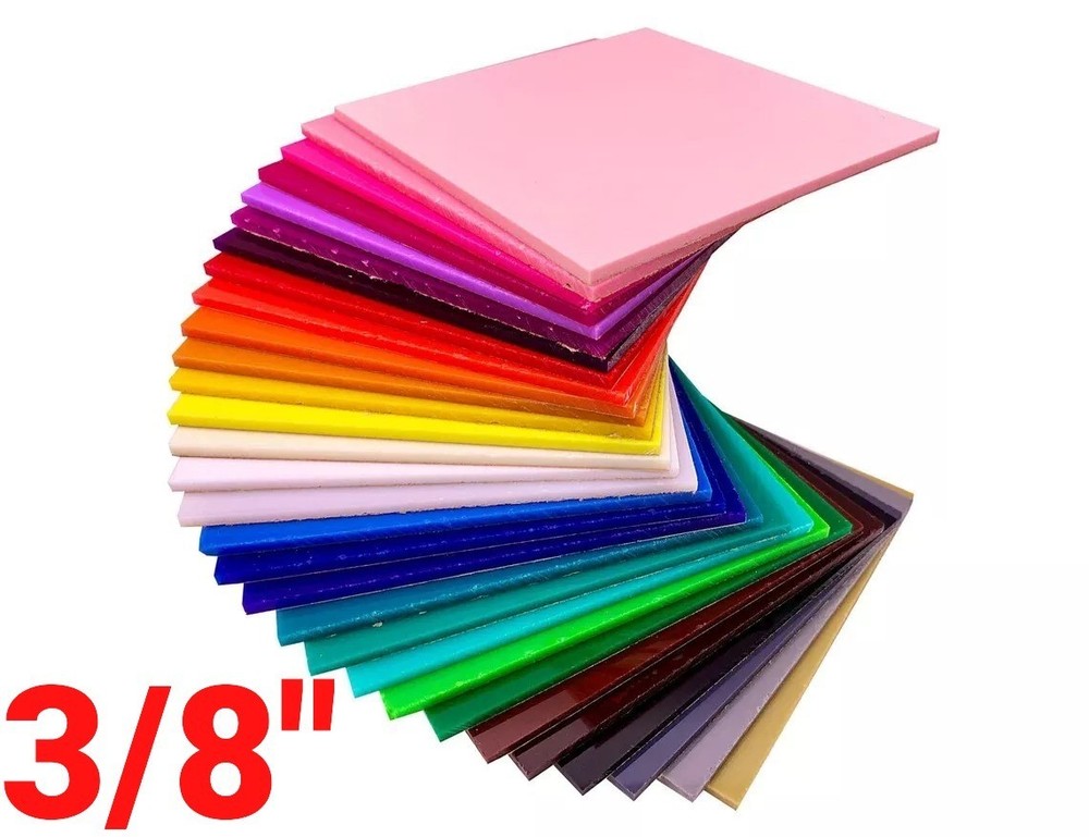 Plexiglass Plastic Acrylic Sheet, 10mm (3/8