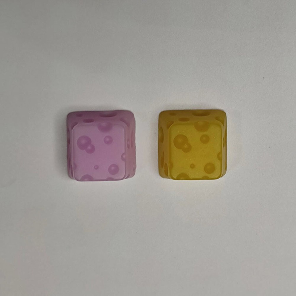 Resin Cheese Keyboard Keycap Replacement Accessories for Mechanical Keyboard