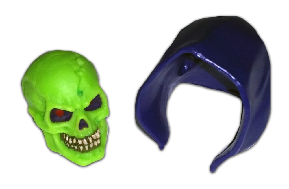 CUSTOM MOTU He-Man Masters Universe Classics Skeletor Neon Head + Hood Presale