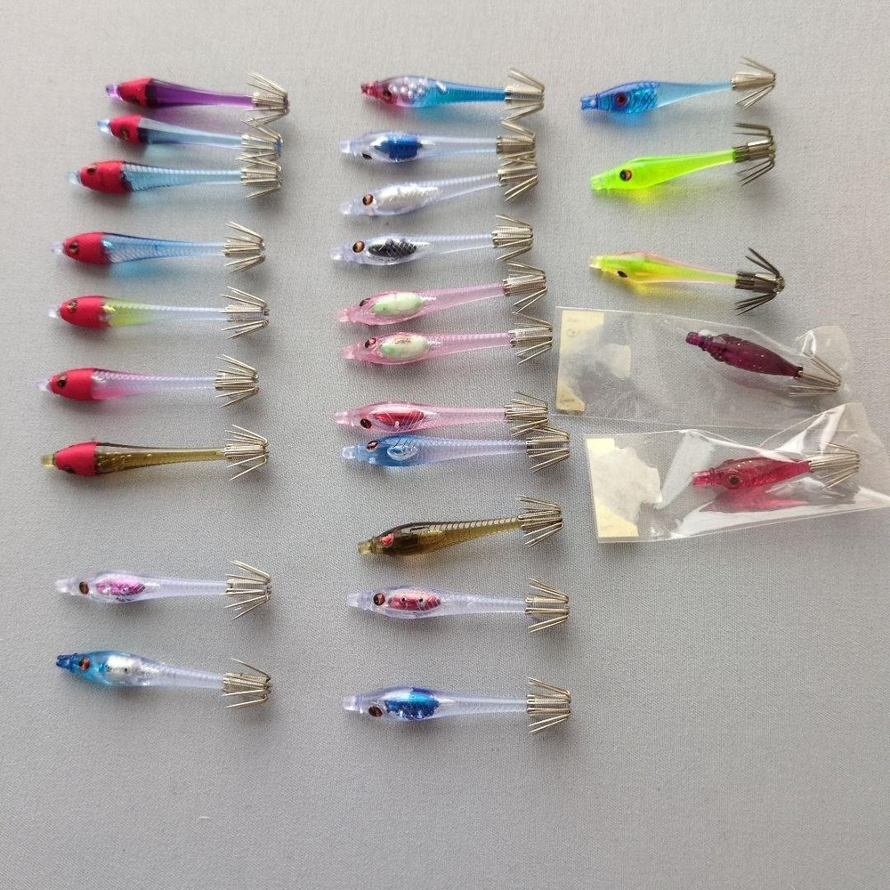 25-Piece Squid Fishing Lure Kit with 5 Bonus Baits