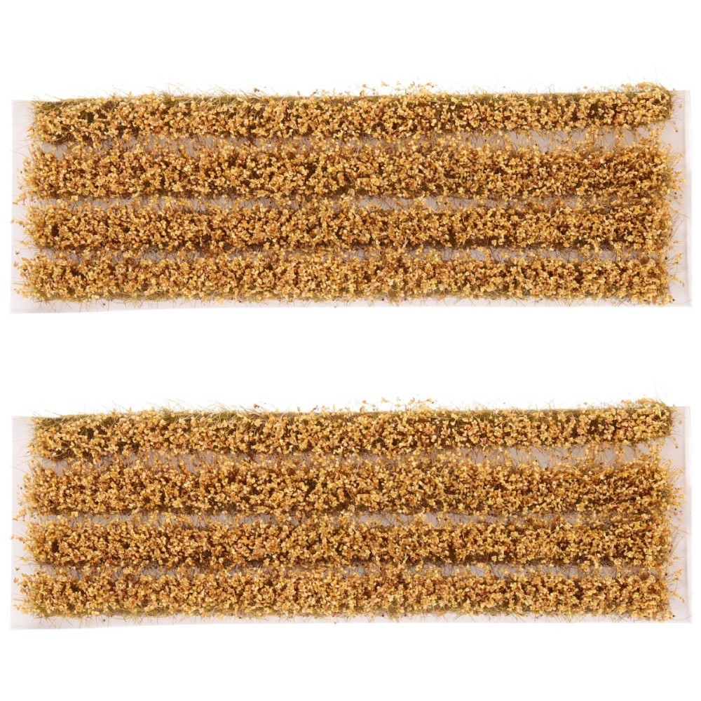 2 Sets DIY Miniature Sand Table Grass Strips for Model Landscaping