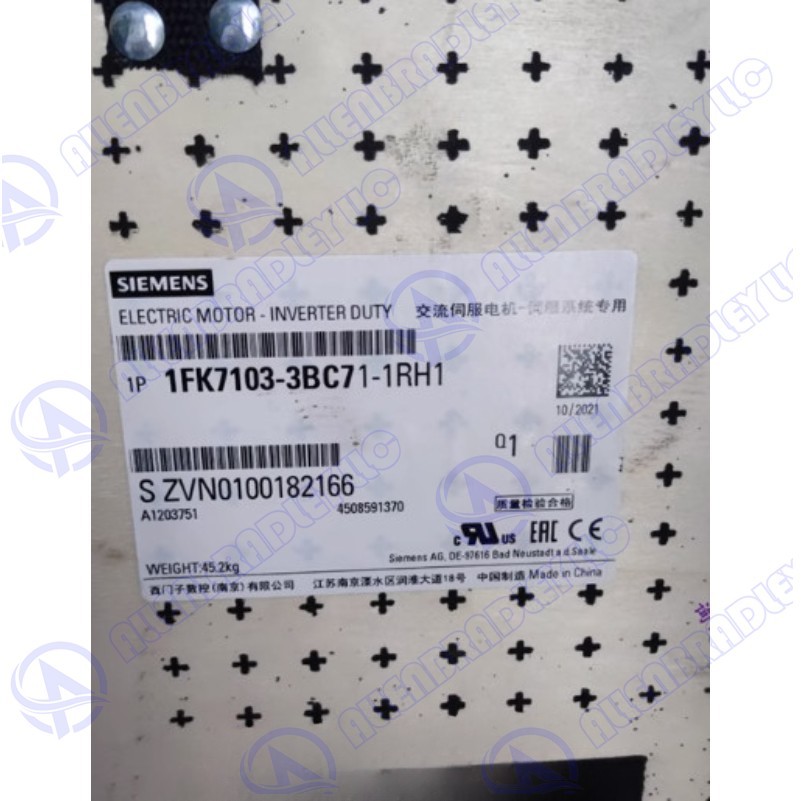 1FK7103-3BC71-1RH1 SIEMENS Servo Motor Expedited Shipping  GQZ1