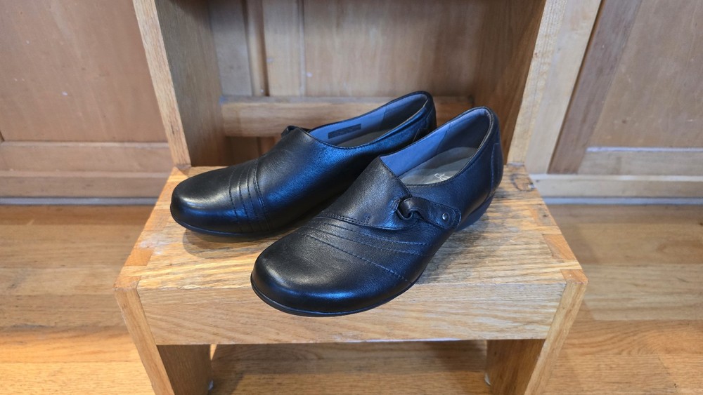 Dansko Women's Franny Slip On Black Milled Nappa SIZE 37
