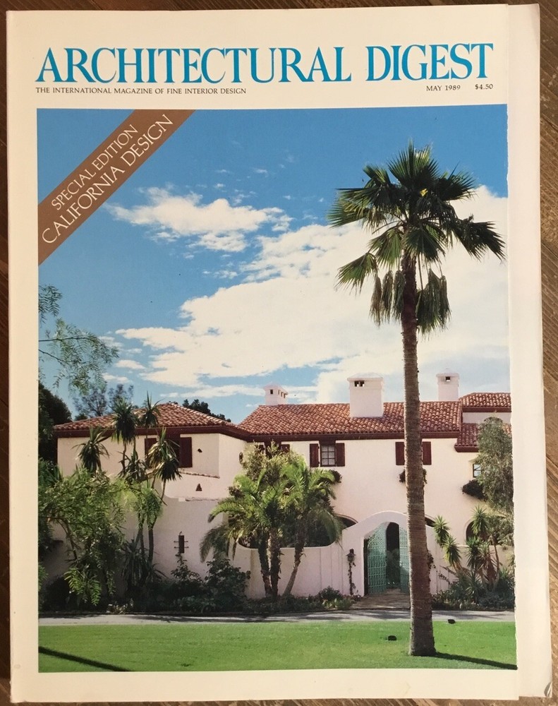 Architectural Digest Magazine May 1989 ~ Special Edition California Design