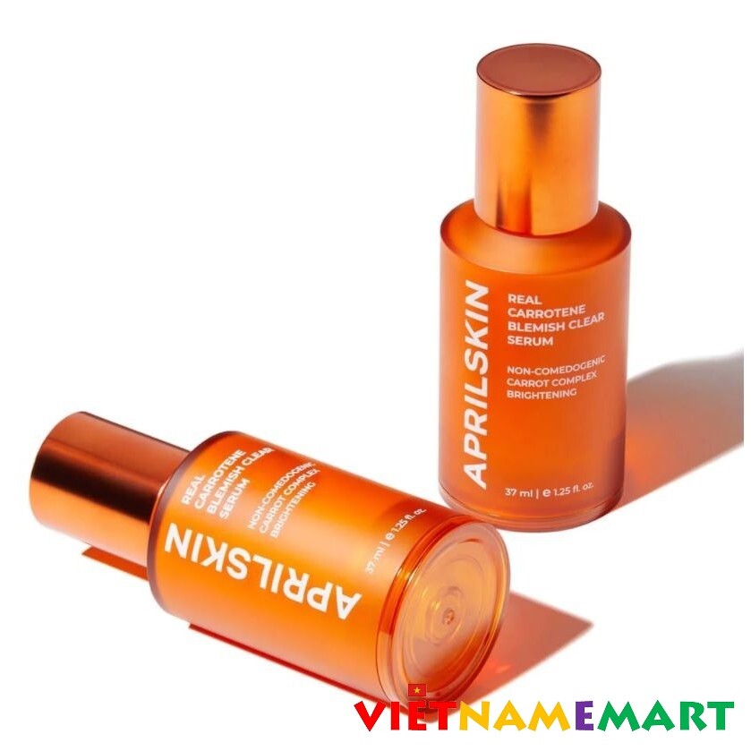 Aprilskin Real Carotene Blemish Clear Serum 37ml, Acne Cleansing Essence