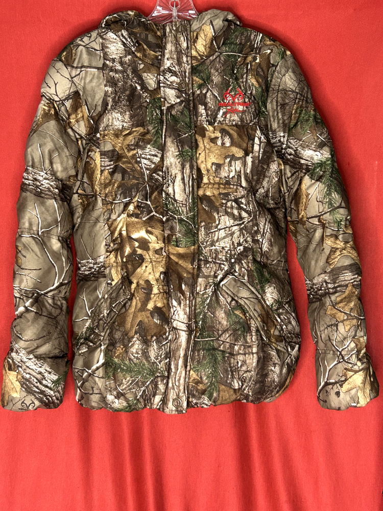 Realtree Xtra Men's Puffer Jacket Hooded Large (42-44) Camo
