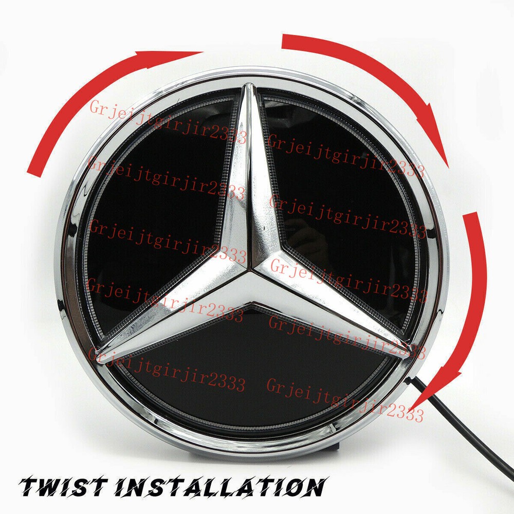 Front Grille Star For 2019-2022 A/C W205 W177 CLA LED Light badge Mirror Emblem