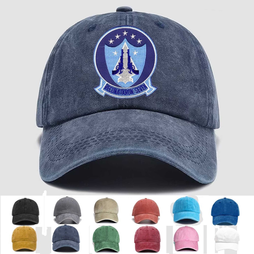Custom Embroidered Hat RVAH-7 Peacemakers of the Fleet, Veteran Cap, Trucker Hat