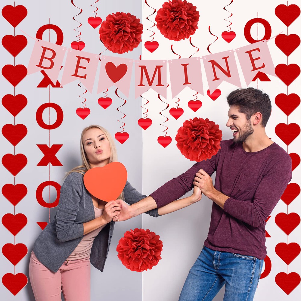 Romantic Valentine's Day Wedding Anniversary Party Decorations Background  -image