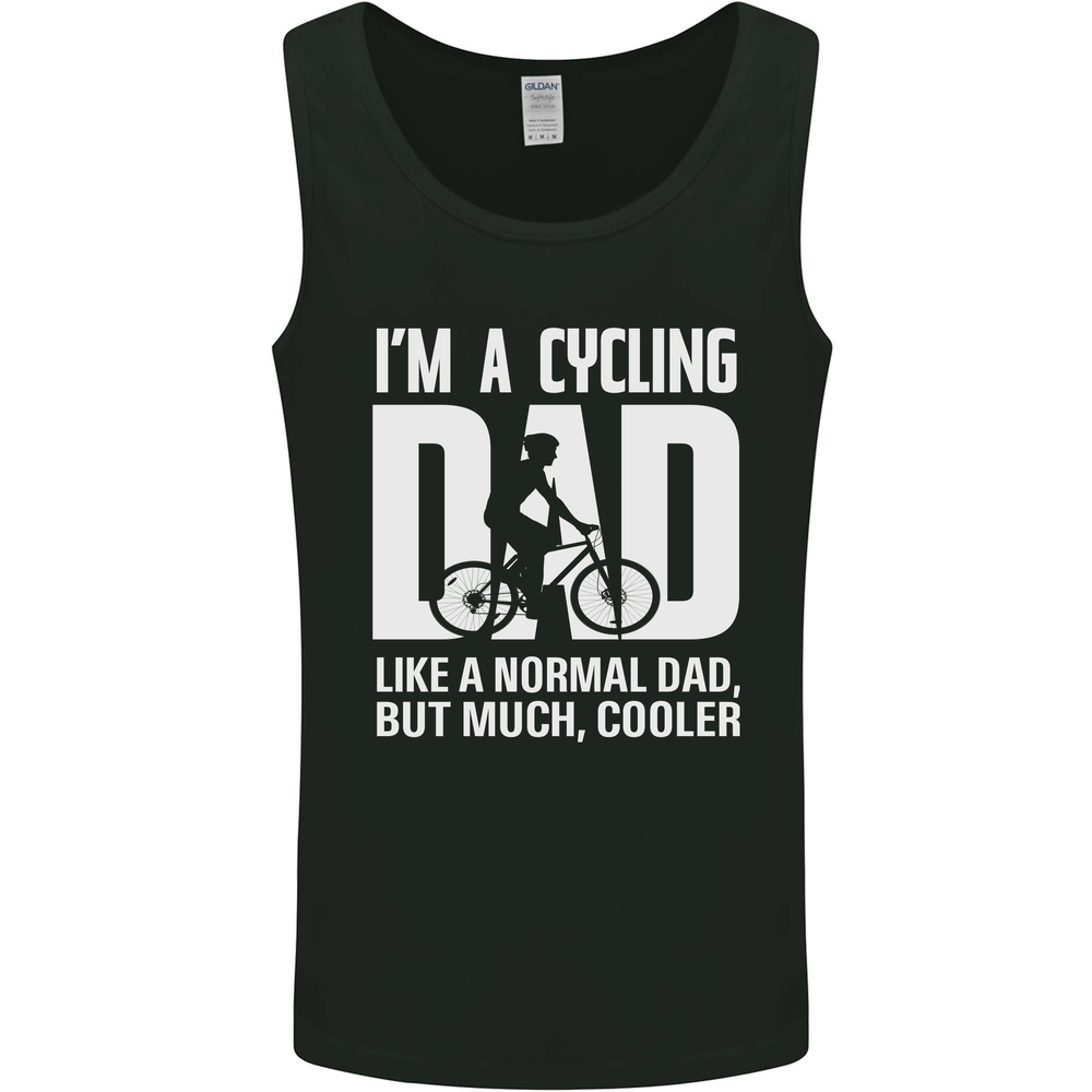 Cycling Dad Like a Normal Dad Fathers Day Mens Vest Tank Top