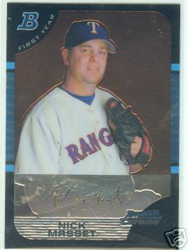 Nick Masset Cincinnati  05 Bowman Chrome Rookie Card