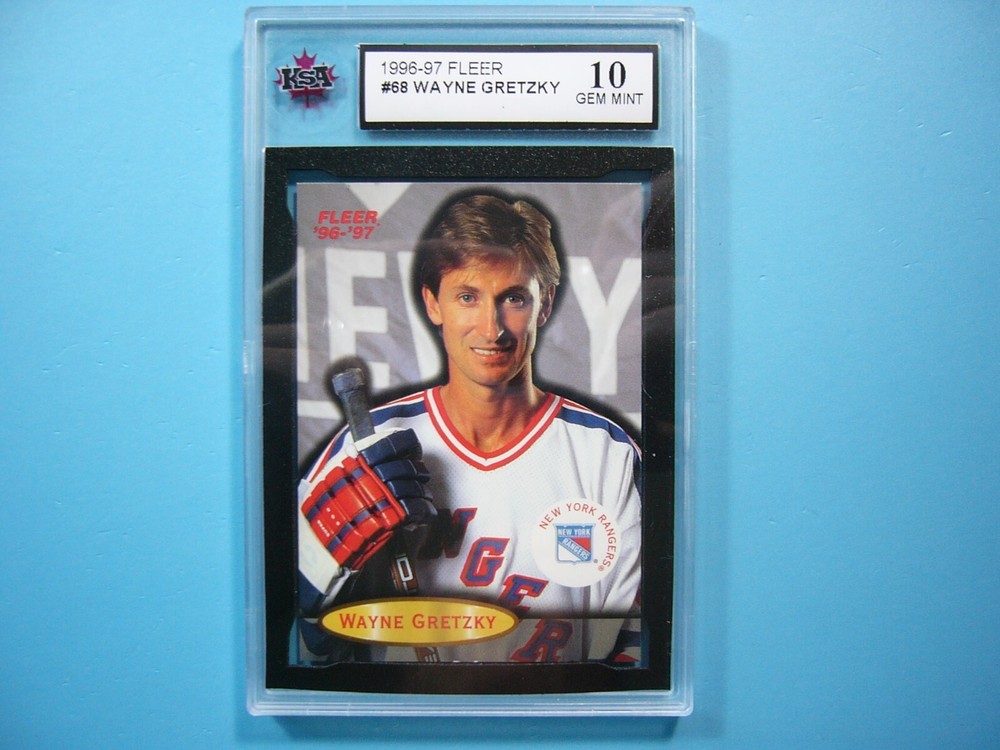 1996-97 Fleer NHL Hockey #68 Wayne Gretzky KSA 10 Gem Mint