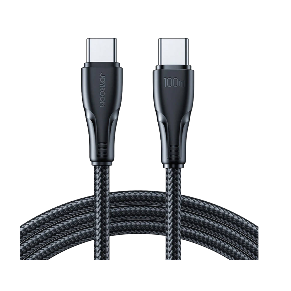 100W Fast Charging Joyroom USB-C Cable 1.2m Black 480Mbps
