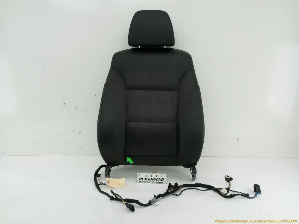 BMW 528i Passenger Right Front Upper Leather Seat Cushion Black Fits 2008-2010