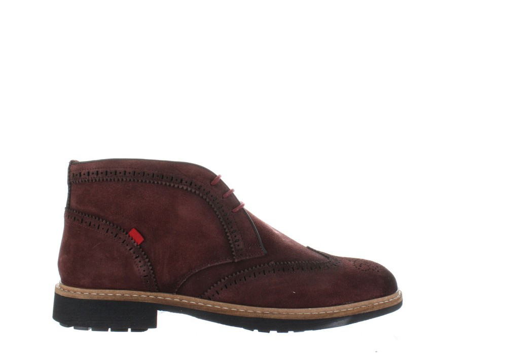 Marc Joseph Mens Vestry St Burgundy Ankle Boots Size 9.5