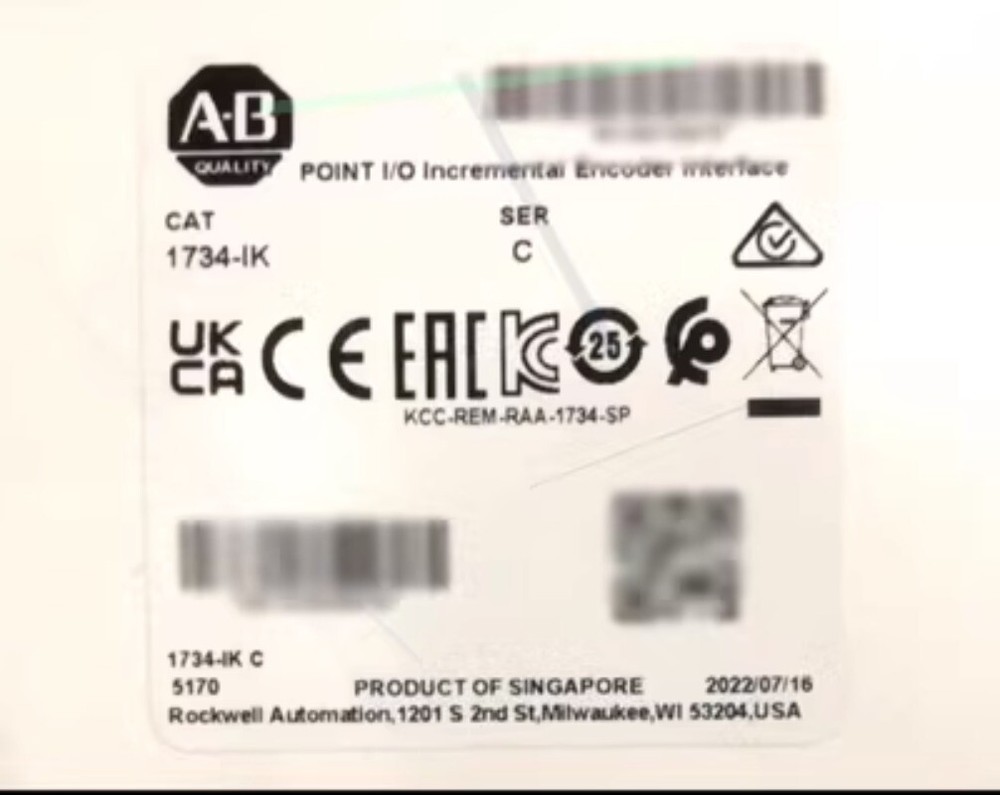 1734-IK New Factory Sealed AB 1 YEAR WARRANTY FAST DELIVERY 1PCS VERY GOOD-image