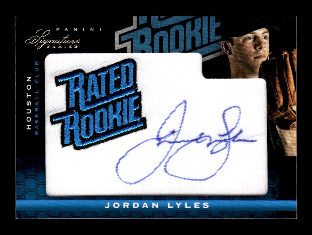 2012 Panini Signature Series #125 Jordan Lyles Rookie MLBPA Logo Auto /299