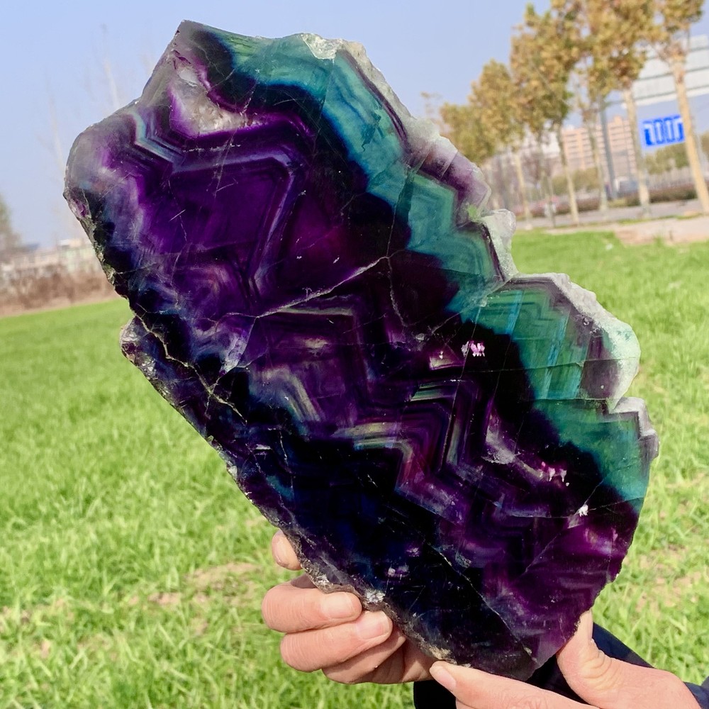 4.2LB Natural colour Fluorite Crystal obelisk crystal wand healing
