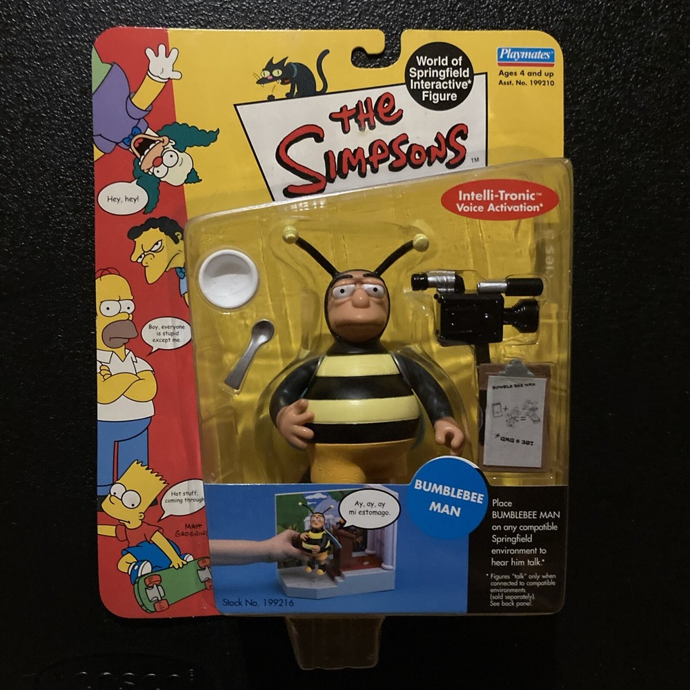Playmates Toys Simpsons Series 5 Bumblebee Man Collectible Action Figure for Fans and Collectors