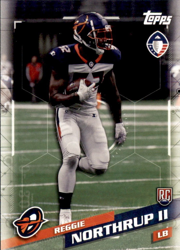 2019 Topps AAF #53 Reggie Northrup II Rookie Card