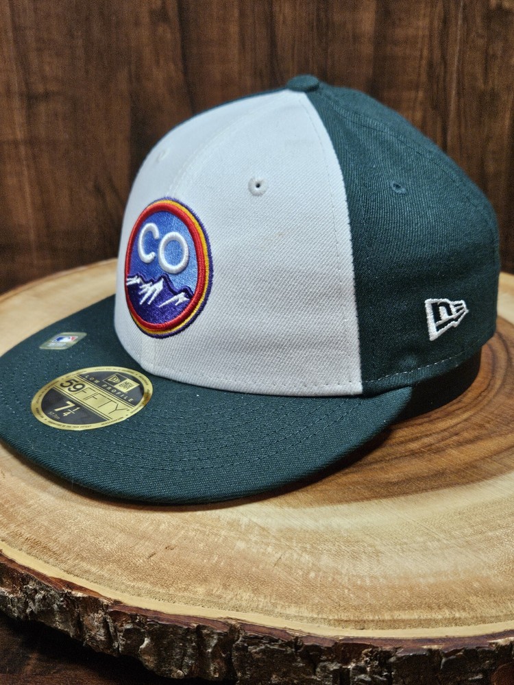 Colorado Rockies City Connect New Era 59Fifty Low Profile Fitted Hat Size 7 1/4