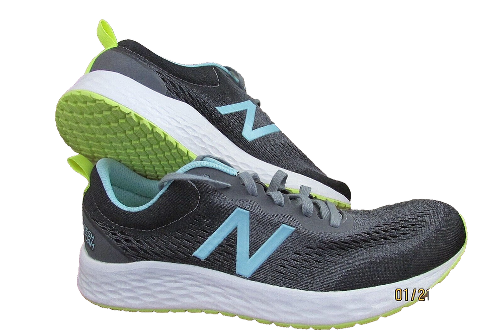New Balance Fresh Foam Arishi V3 WARISSC3 SZ 11 Gray/AQUA BLUE Running Shoes-NEW