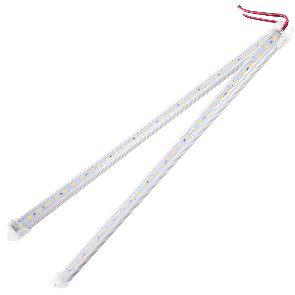 2 Pcs DC 12V LED Bar Light Aluminium Strip Car Dome Kitchen