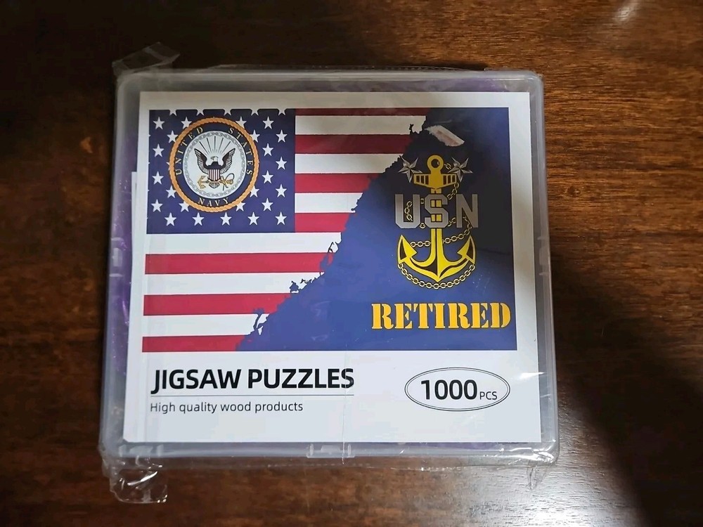 United States Navy 1000 Piece  High Quality Wood Jigsaw Puzzle
