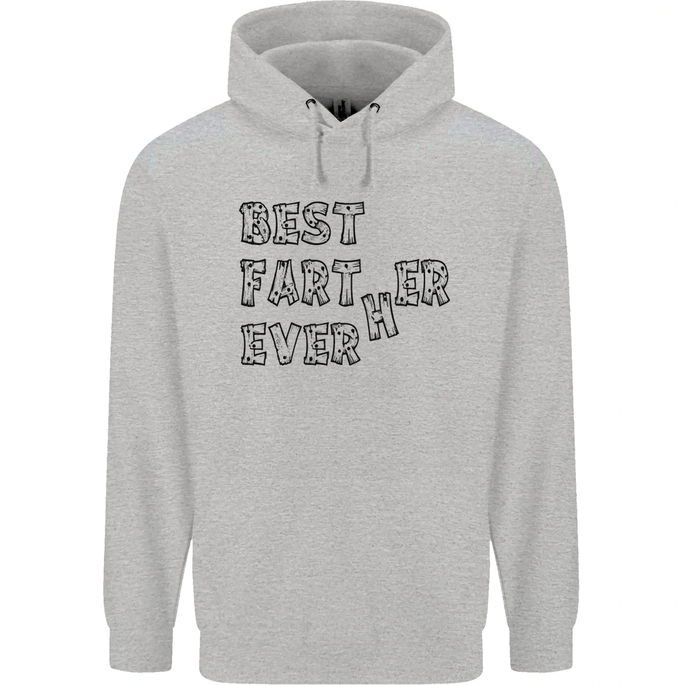 Fathers Day Best Farter Ever Funny Farting Mens 80% Cotton Hoodie-image