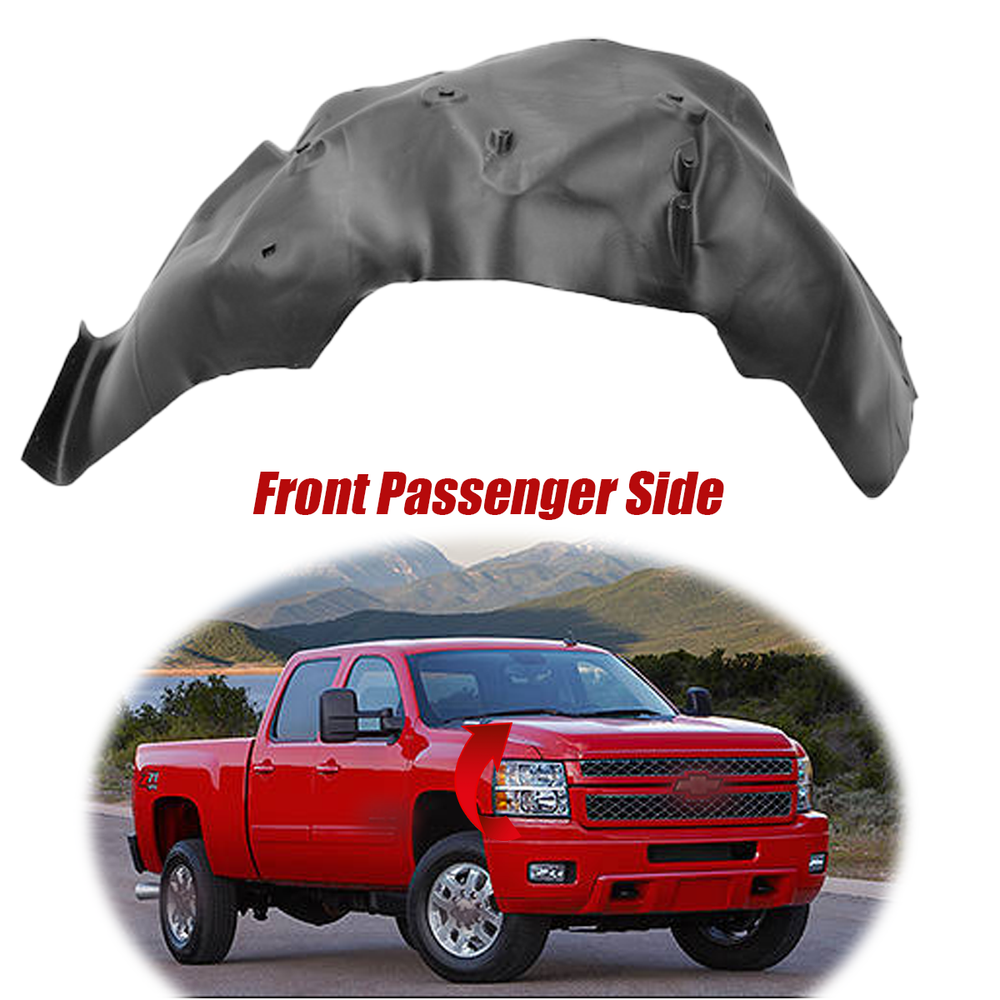 New Front Right Fender Liner Fits 2011-2014 Chevrolet Silverado 2500 HD
