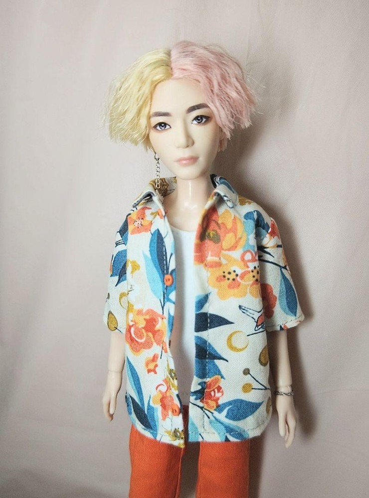 BTS Fashion Doll Clothes Short Sleeve Shirt Set by Mattel