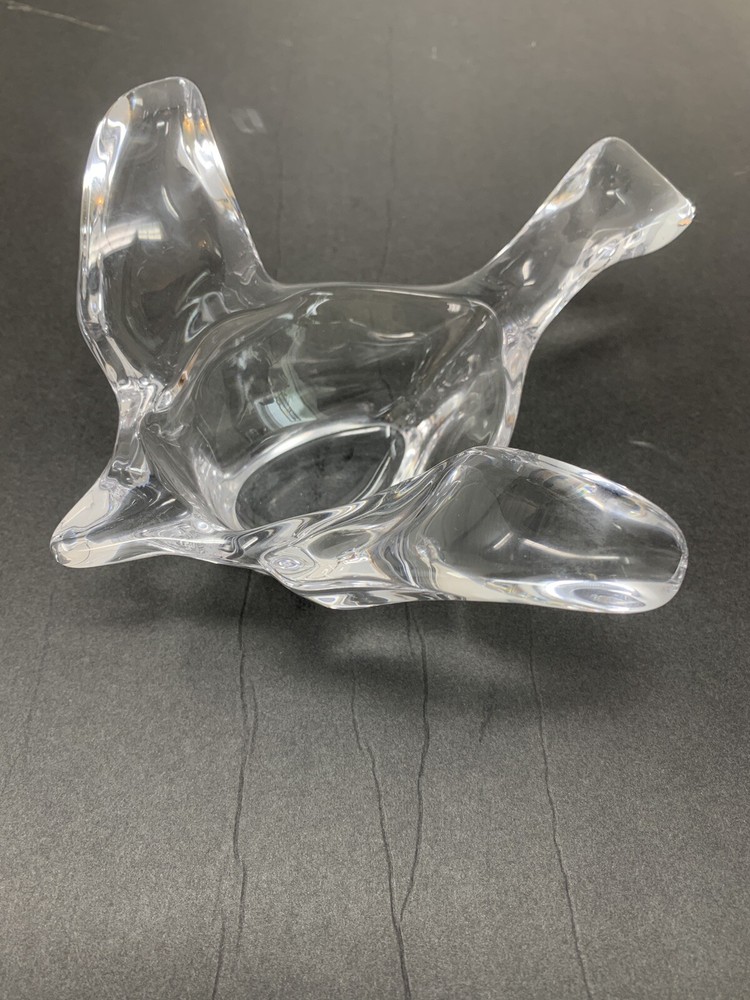 Vintage Princess House French Dove Crystal Candy Dish with Elegant Design