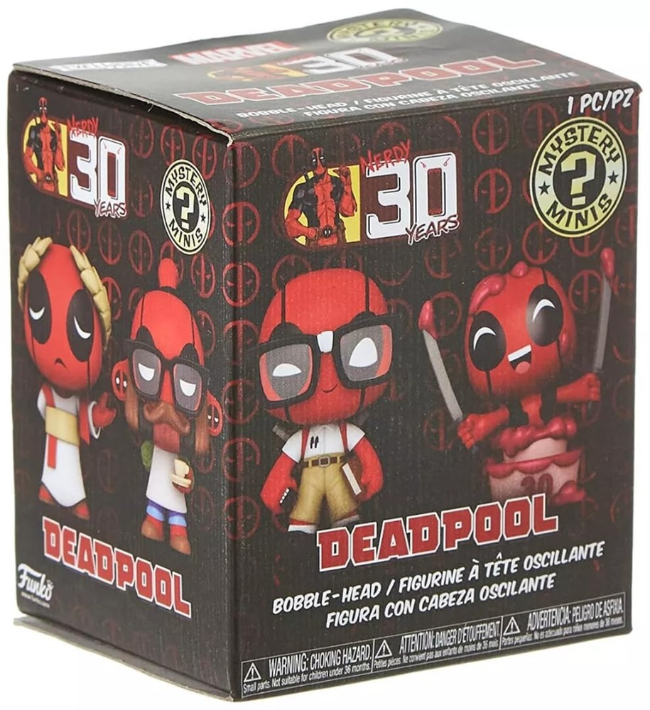 Funko Mystery Mini: Marvel Deadpool 30th - 1 Of 12 to Collect - Styles Vary - Co