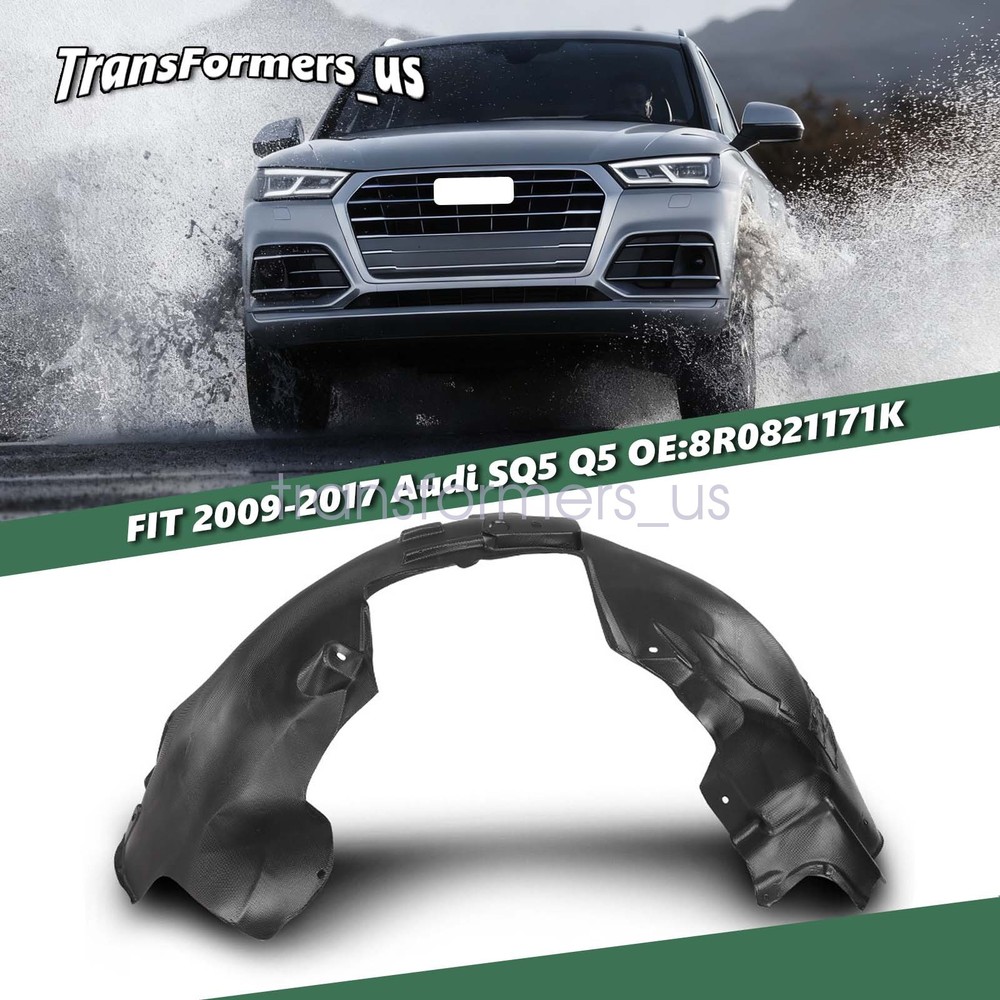 New Driver Side Front Fender Liner Direct Replacement Fits 2013-2017 Audi Q5 US