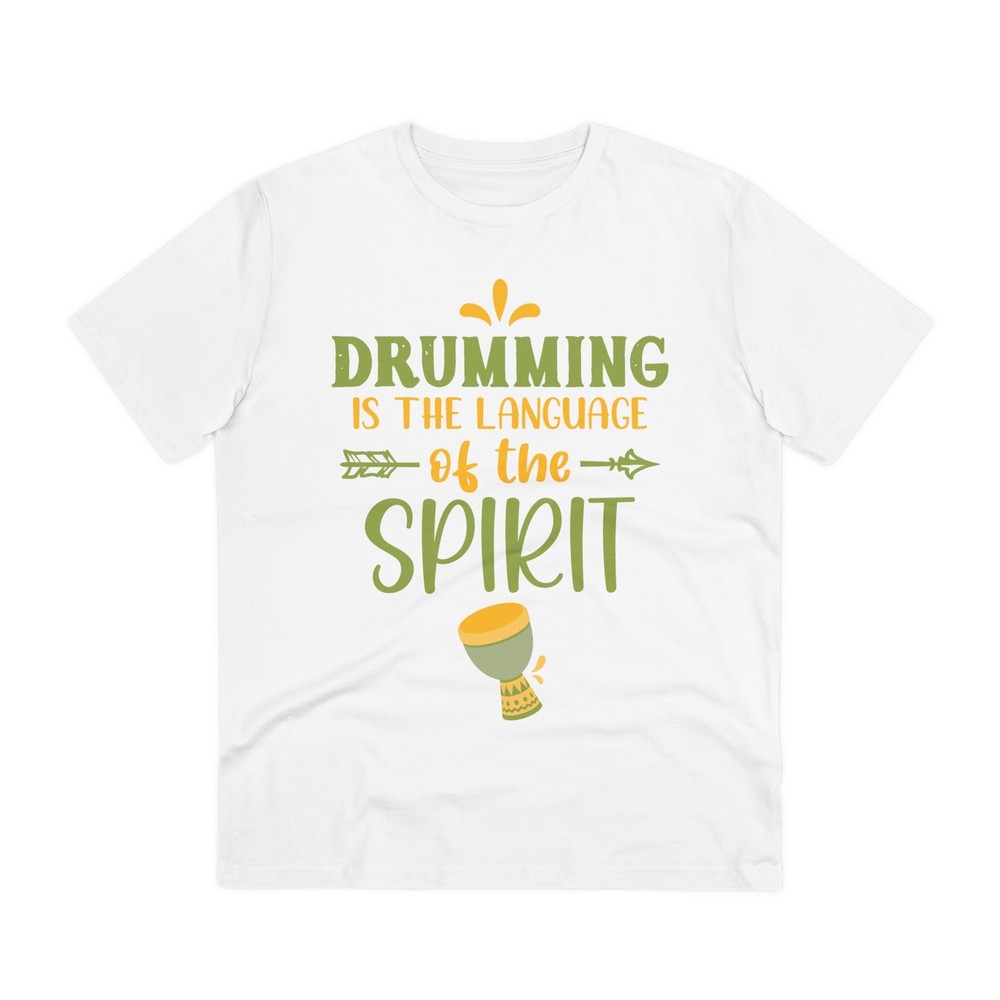 Drumming Language of Spirit Organic Creator Unisex T-Shirt