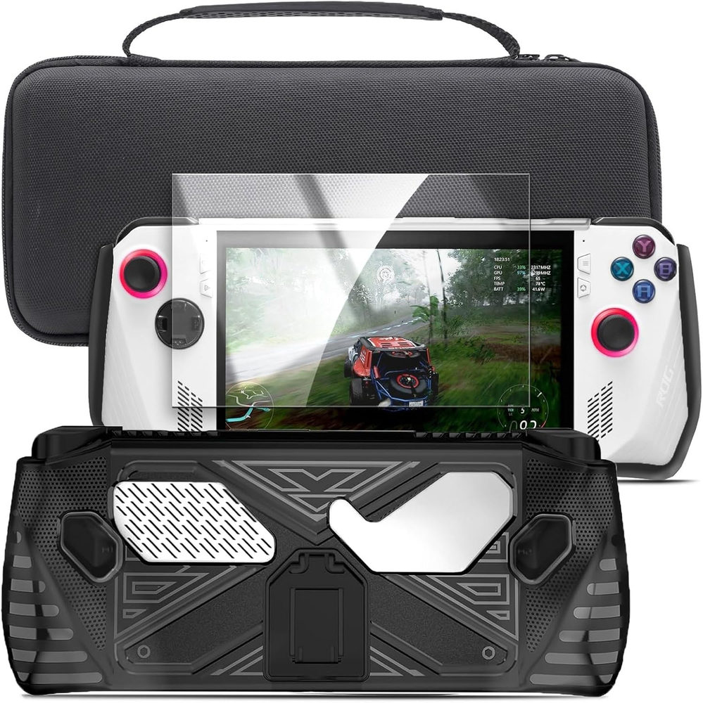 Accessories Set Asus ROG Ally Handheld Kickstand Case Hardshell Carrying Bag