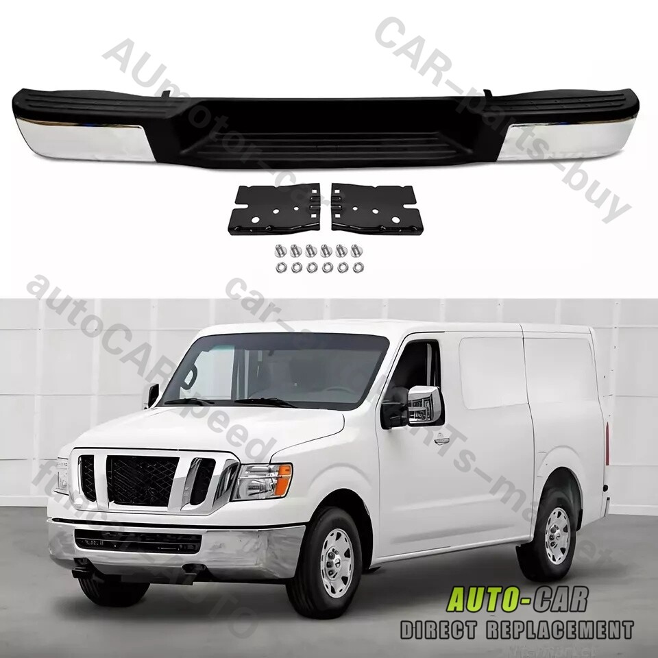 Rear Step Bumper Face Bar for Nissan NV3500 NV2500 NV1500 12-21 CA/GA
