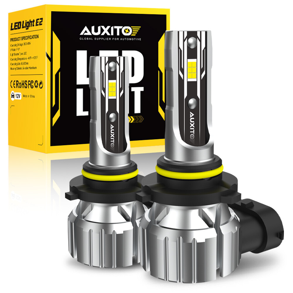 AUXITO 9006 HB4 LED Headlight Bulb Kit Low Beam White Super Bright 6500K 50000LM