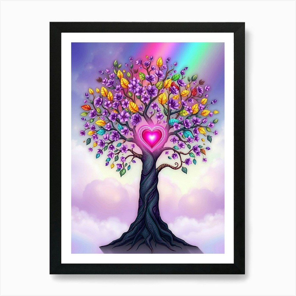 Tree Of Life 79 Art Print Framed Wall Art Poster Canvas Print Picture