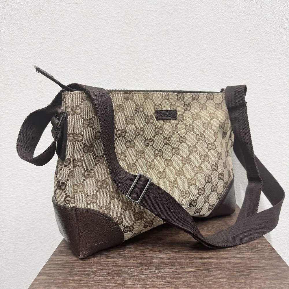 Gucci GG Canvas Shoulder Bag for Women 114273