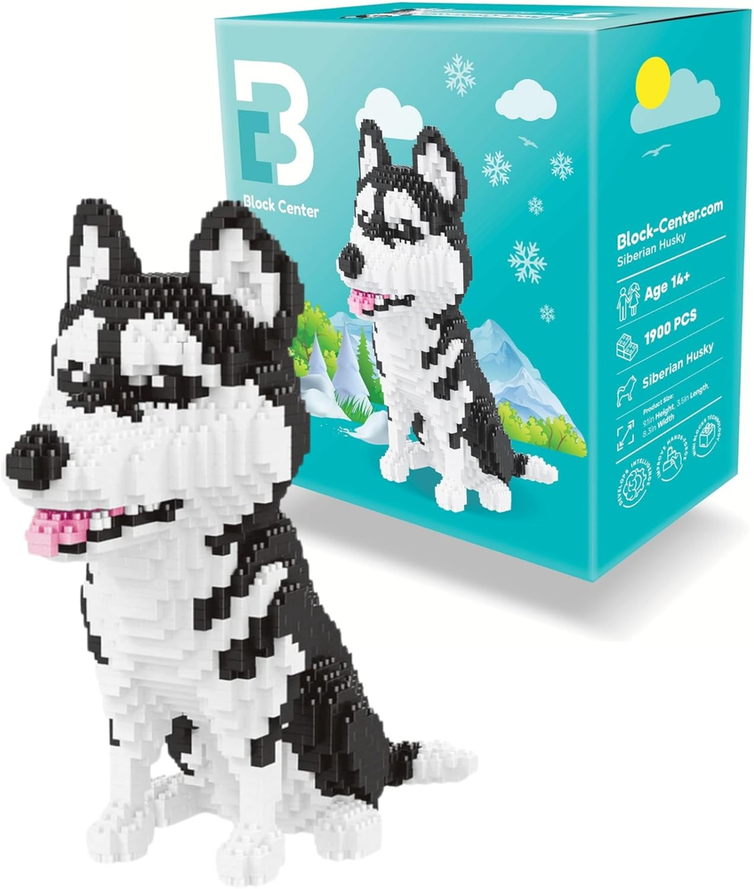 Rompecabezas 3D Dachshund 2024, 2100 piezas, Bloques de Construcción Mini Kit