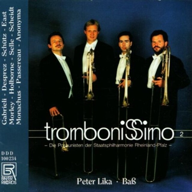 MEMBERS OF THE RHEINLAND-PFALZ STAATSPHILHARMONIE TROMBONISSIMO NEW CD-image