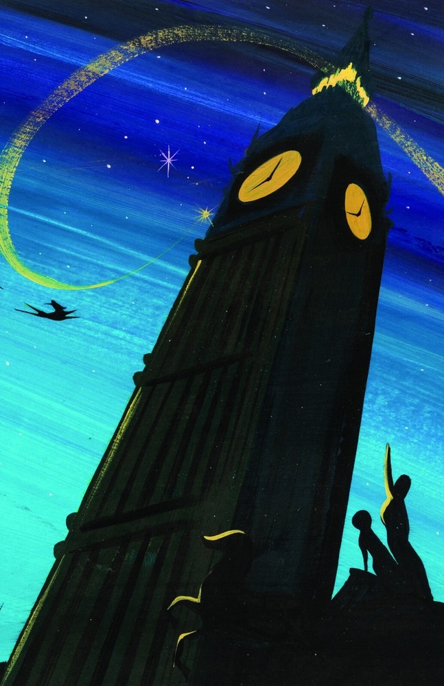 Peter Pan Tinkerbell Big Ben Mary Blair Concept Art Poster Matte 13x19
