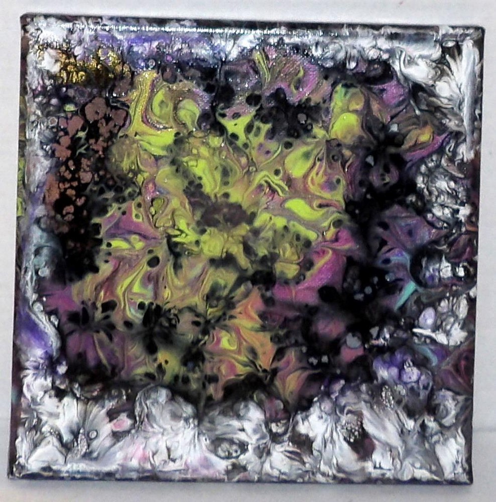 Abstract Acrylic Fluid Pour Art Painting Wall Art 8