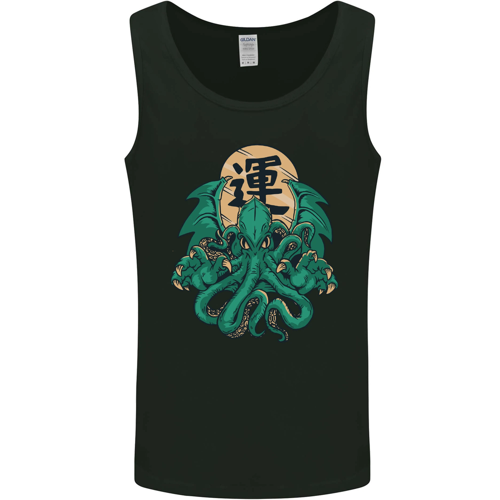 Cthulhu Monster Kraken Mens Vest Tank Top